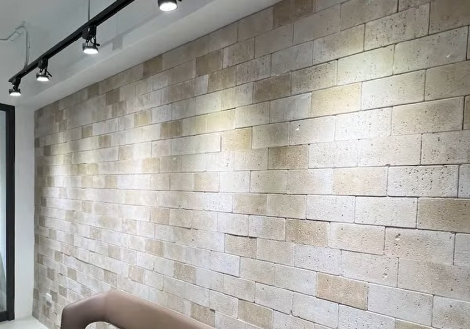 Brick Travertine TBD-2800 application 4