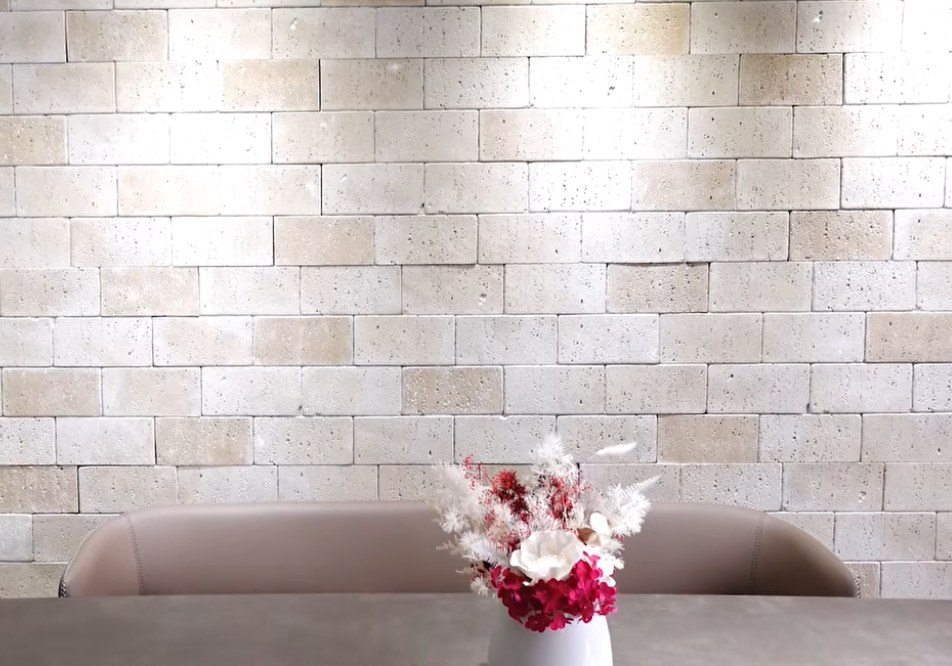Brick Travertine TBD-2800 application 3